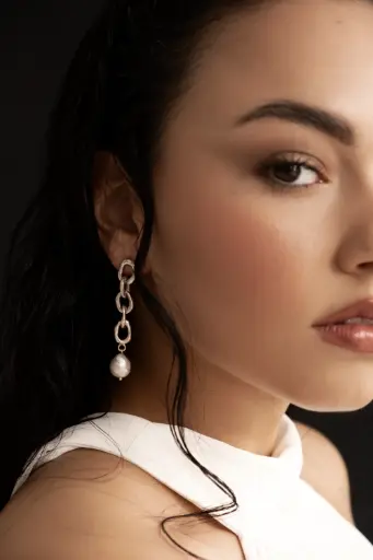 'PURITY' Chain Earrings